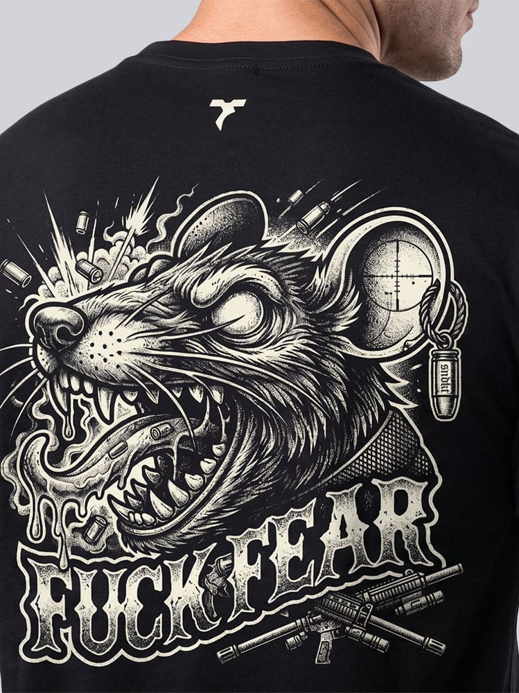 Fuck Fear koszulka broń